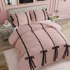 Amelie Bows Ruched Comforter Set
