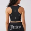 Angel Couture All over Small Bling Crop Tank