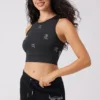 Angel Couture All over Small Bling Crop Tank