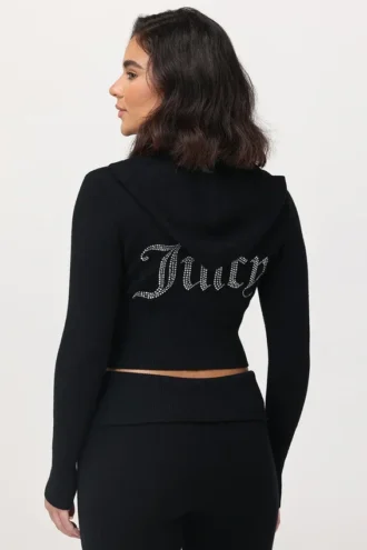 Big Bling Knit Hoodie