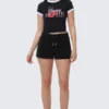Big Bling Velour Shorts