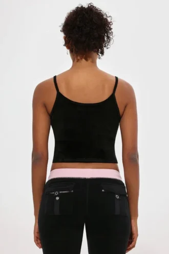 Big Bling Velour Tank Top