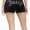 Big Bling Velour Track Shorts