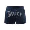 Big Bling Velour Track Shorts