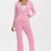 Big Bling Washed Terry Track Pants