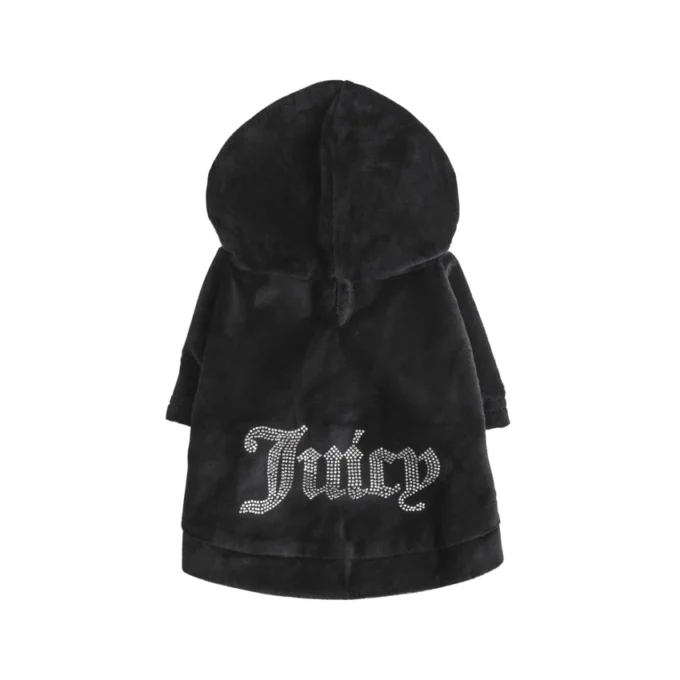 Bling Velour Pet Hoodie