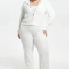 Bride Customizable Big Bling Velour Track Pants
