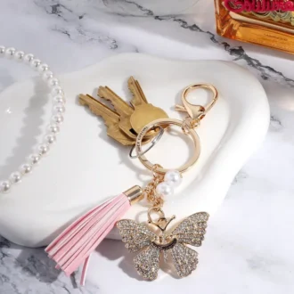 Butterfly Keychain Bag Charm