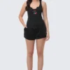 Cherry Bling Velour Shorts