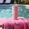 Couture Hydration Stainless Steel Tumbler Cup 6-Piece Set