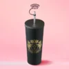 Couture Hydration Stainless Steel Tumbler Cup 6-Piece Set