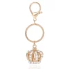Crown Charm Rhinestone Keychain Bag Charm