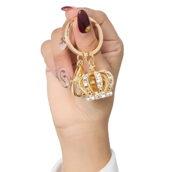 Crown Charm Rhinestone Keychain Bag Charm