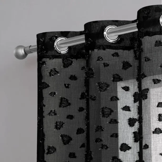 Ethel Embellished Sheer Curtains