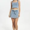 Faux Denim Tank Top