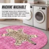 Finely Washable Round Rug