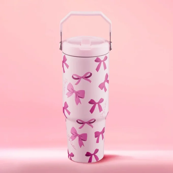 Flip & Sip Hydration Stainless Steel Tumbler
