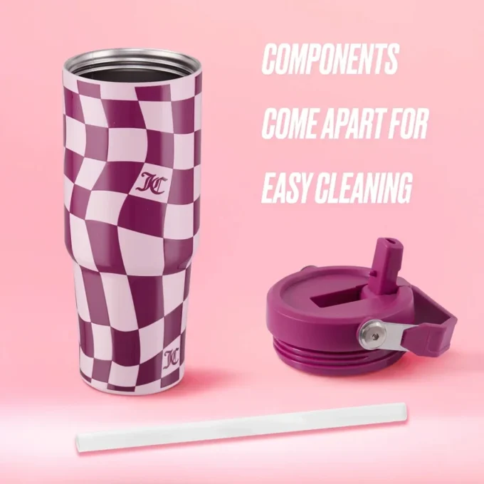 Flip & Sip Hydration Stainless Steel Tumbler