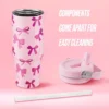 Flip & Sip Hydration Stainless Steel Tumbler