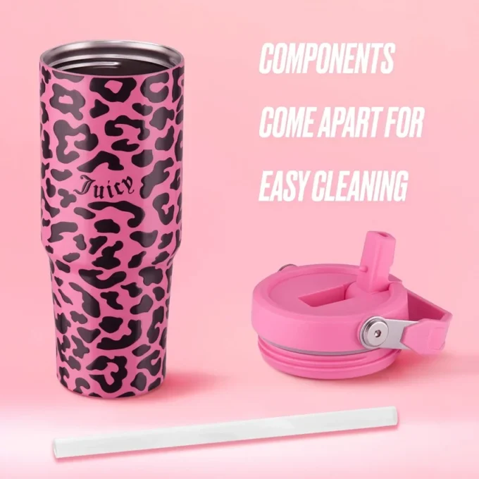 Flip & Sip Hydration Stainless Steel Tumbler