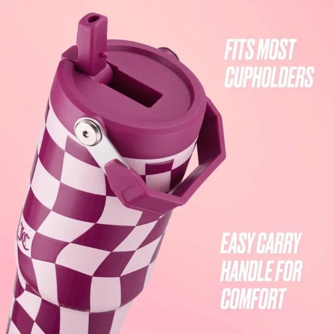 Flip & Sip Hydration Stainless Steel Tumbler