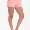 French Terry Embroidered Shorts