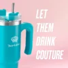 Glam Logo Stainless Steel Water Bottle