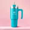 Glam Logo Stainless Steel Water Bottle