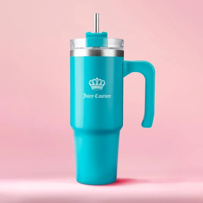 Glam Logo Stainless Steel Water Bottle