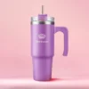 Glam Logo Stainless Steel Water Bottle