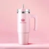 Glam Logo Stainless Steel Water Bottle