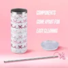 Glam Slip Hydration Stainless Steel Tumbler