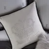 Gothic Rhinestone Crown Pillow