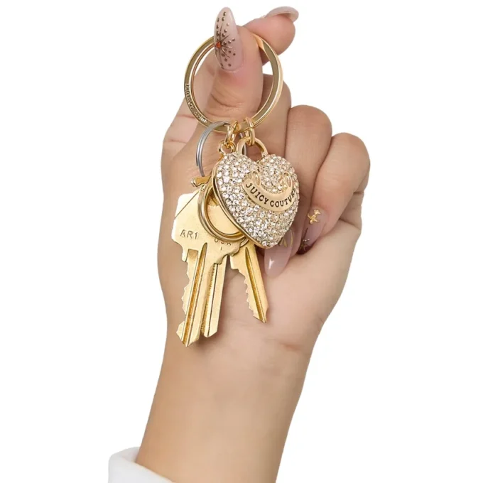 Heart Keychain Bag Charm