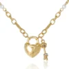 Heart Locket Charm Necklace