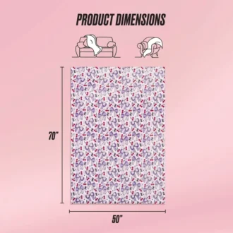 Kids Plush Throw Blanket