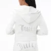 Custom Initial Og Big Bling Velour Hoodie