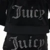 Custom Initial Og Big Bling Velour Hoodie