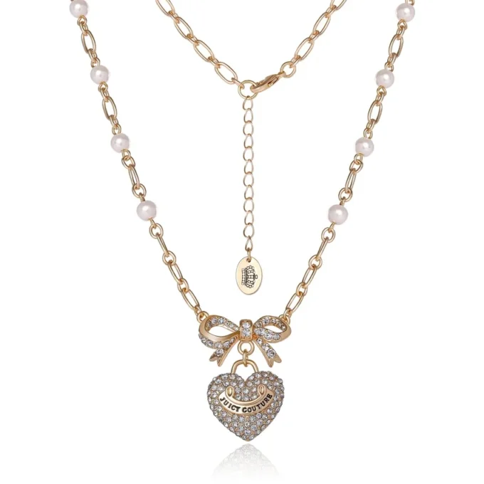 Pearl Heart Pendant Necklace