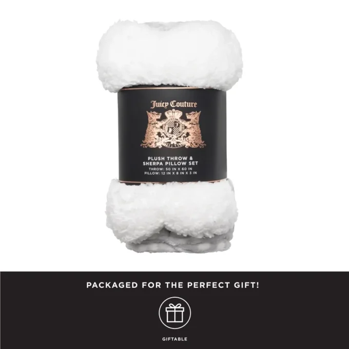 Pet Throw Blanket & Bone Pillow 2-Piece Set