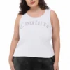 Plus-Size Big Bling Couture Tank Top