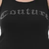 Plus-Size Big Bling Couture Tank Top