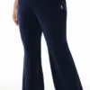 Plus-Size Hollywood Scottie Snap Pocket Cotton Velour Track Pants