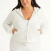 Plus-Size Og Big Bling Velour Hoodie