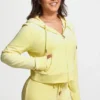 Plus-Size Og Big Bling Velour Hoodie