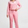 Plus-Size Og Big Bling Velour Hoodie
