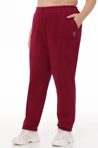 Plus-Size Small Bling Fleece Sweatpants