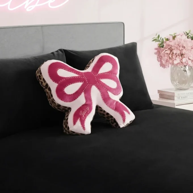 Reversible Bow Decorative Pillow