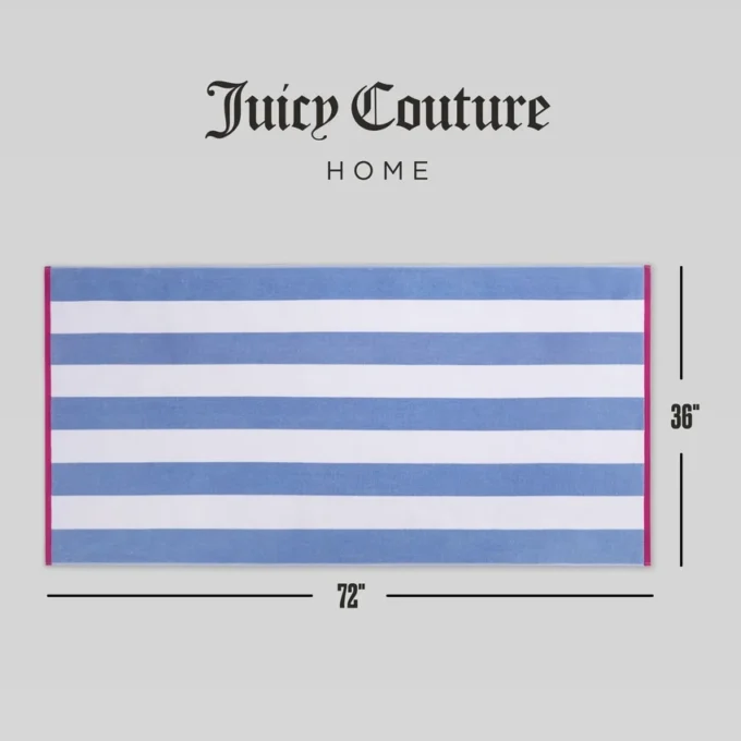 Reversible Cabana Cotton Beach Towel