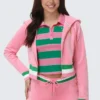 Stripe Embroidered Baby Polo